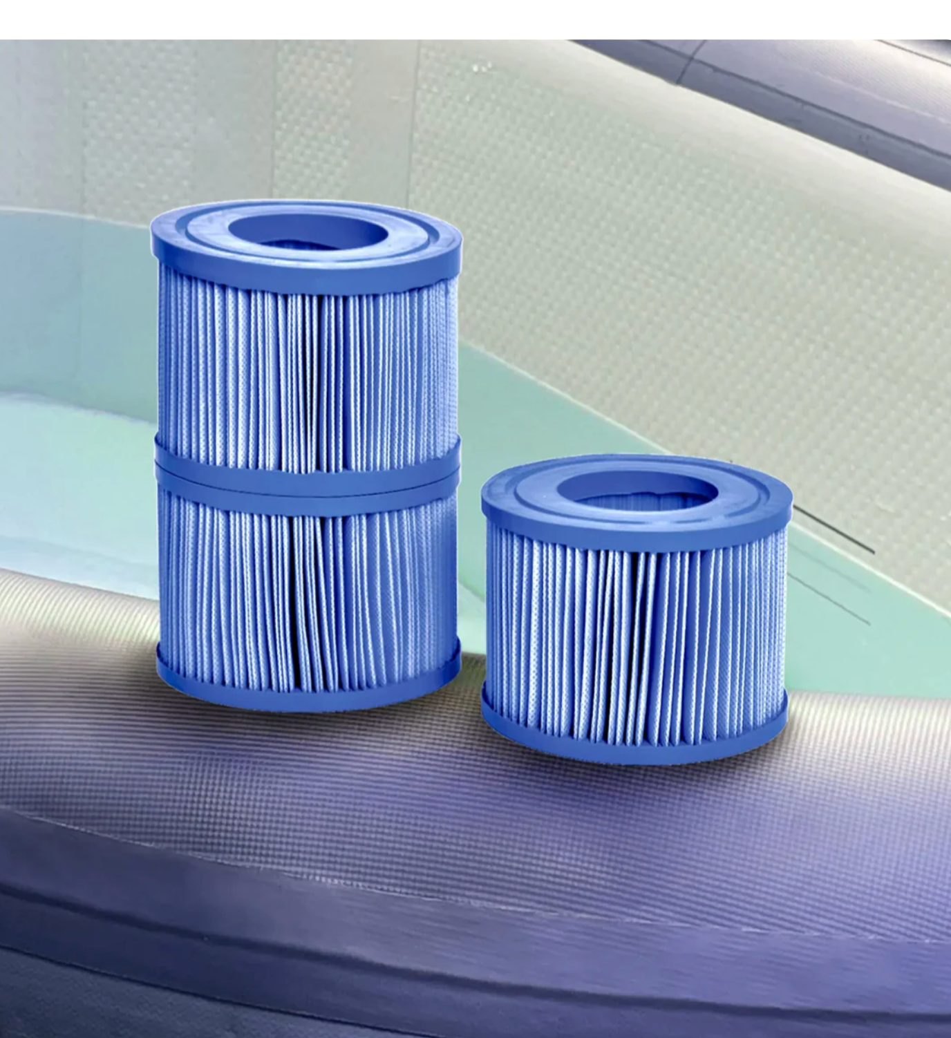 Set van 3 antibacteriële filters voor het ijsbad